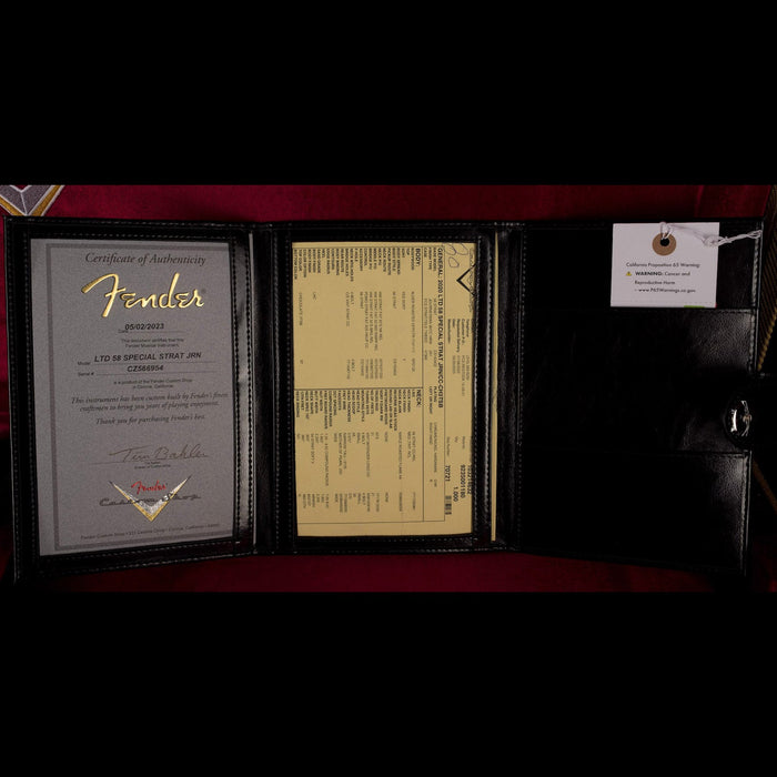 Fender Custom Shop Limited Edition Roasted 1958 Stratocaster Special Journeyman Relic Chocolate 3-Tone Sunburst