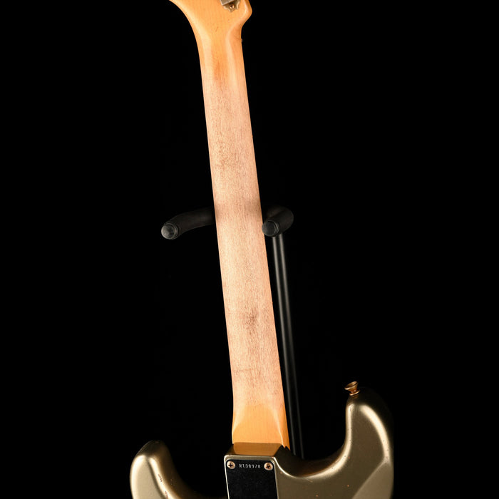 Fender Custom Shop Masterbuilt David Brown 1963 Stratocaster Journeyman Relic Brazilian Rosewood Super Faded Sage Green Metallic