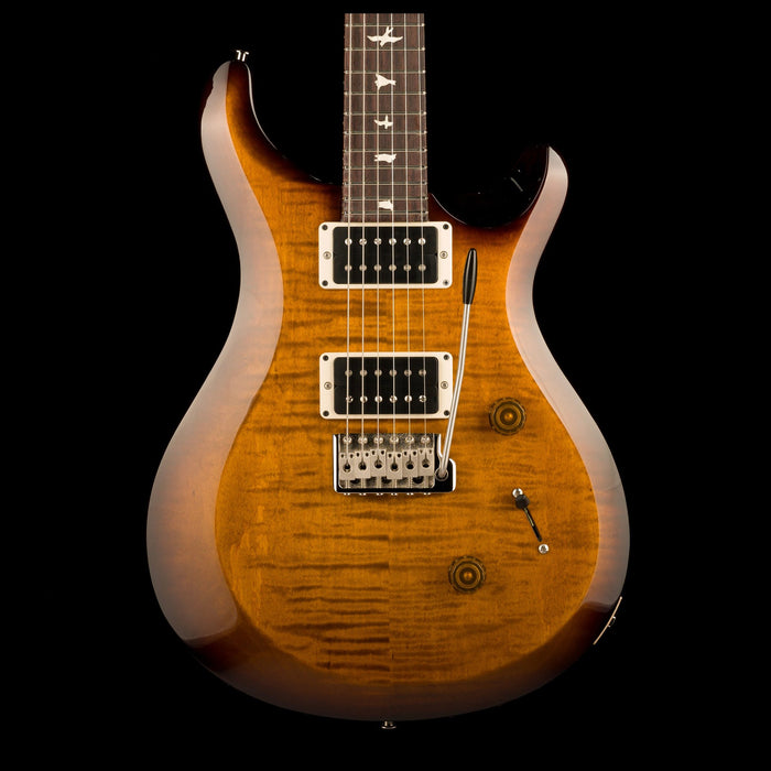 PRS S2 Custom 24 Black Amber Front Crop