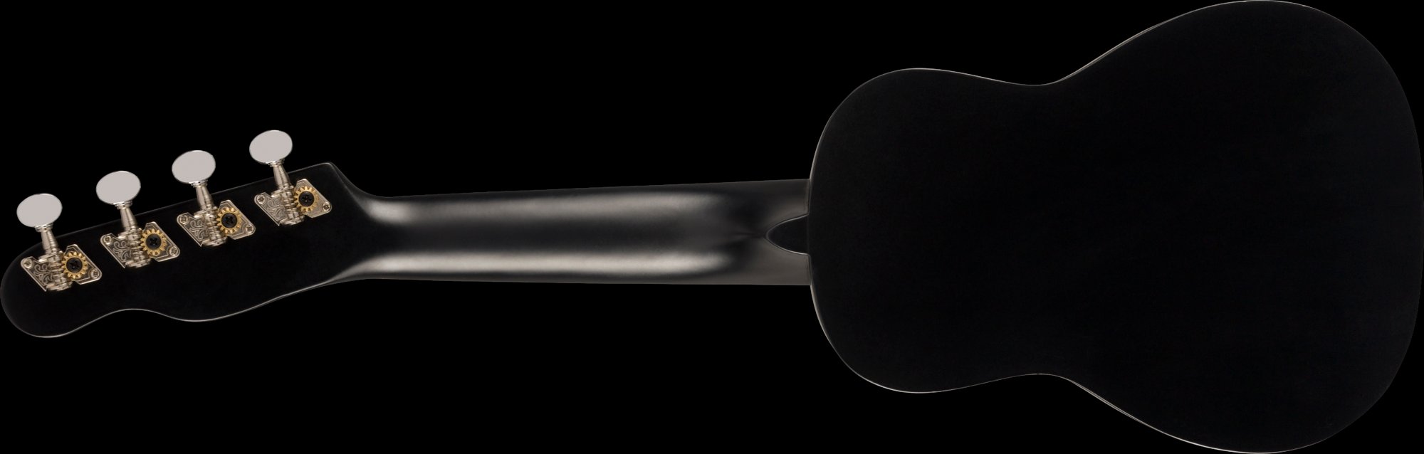 Fender Venice Soprano Ukulele Satin Black Finish Uke Back