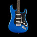 Fender American Ultra II Stratocaster Ebony Fingerboard Noble Blue With Case Front Crop