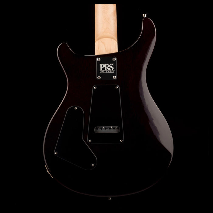 PRS CE24 Black Amber Electric Guitar Back Crop