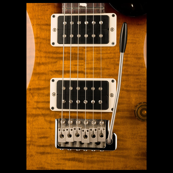 PRS S2 Custom 24 Black Amber Closeup Pickups