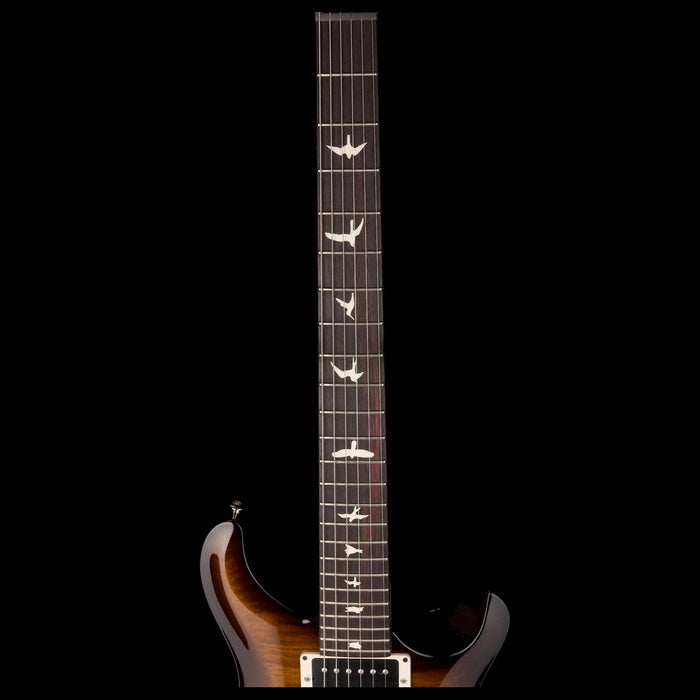 PRS CE24 Black Amber Electric Guitar Fingerboard Inlays