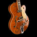 Gretsch G6120TGQM-56 Limited Edition Quilt Classic Chet Atkins Hollow Body with Bigsby Roundup Orange Stain Lacquer
