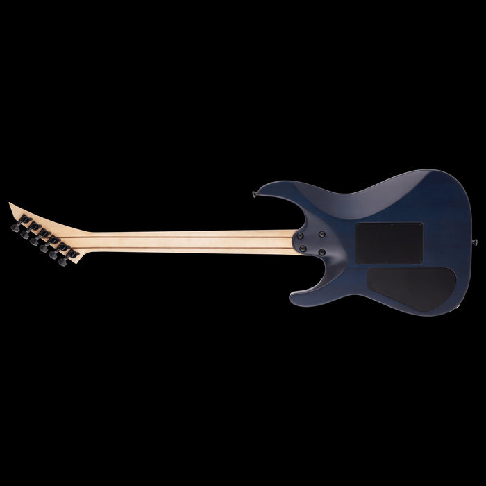 Jackson MJ Series Dinky DKRP Ebony Fingerboard Transparent Blue Burst Back