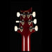 PRS Core Studio Custom Color Fire Red Headstock Back