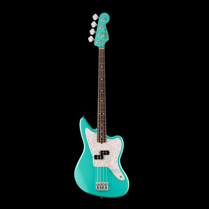 mark hoppus bass gear Fender Limited Edition Mark Hoppus Jaguar Bass Sea Foam Green With Gig — Truetone Music