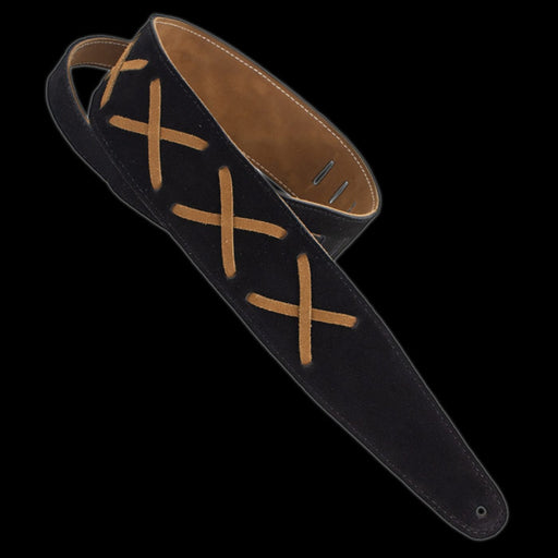 Henry Hiller Suede X'S - Black/Brown Strap - HPDG-01