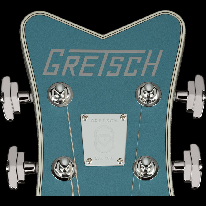 Gretsch G6134T-140 LTD 140th Double Platinum Penguin With Bigsby Two-Tone Stone Platinum/Pure Platinum With Case