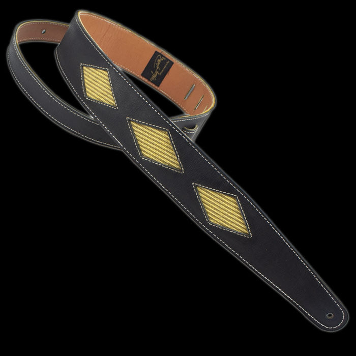Henry Hiller Leather Series - Cut Out Tweed Diamonds Strap - HP23DTW