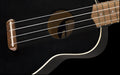 Fender Venice Soprano Ukulele Satin Black Finish Uke Front Body Right