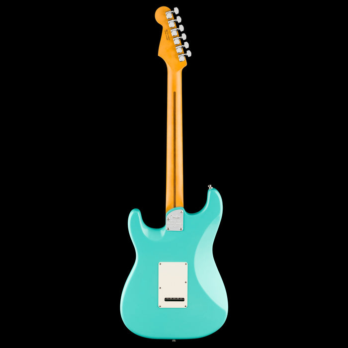 Fender American Ultra Luxe Vintage '60s Stratocaster HSS Sea Foam Green Electric Guitar Back