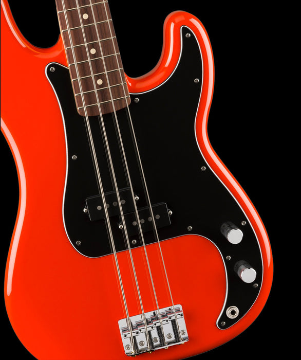 Fender Player II Precision Bass Rosewood Fingerboard Coral Red Front Body