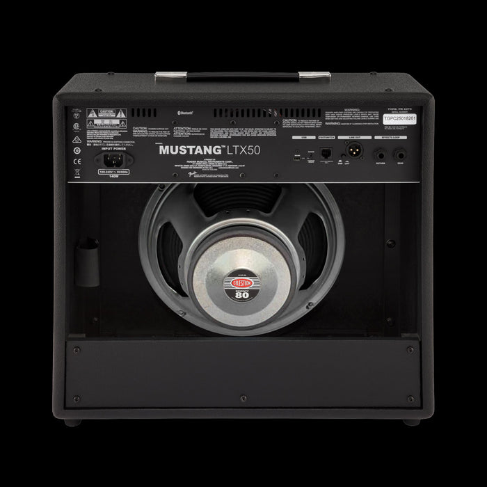 Fender Mustang LTX50 Guitar Amp Combo Back