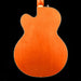 Gretsch G6120T-59 Vintage Select '59 Chet Atkins Hollow Body Lacquer Vintage Orange Stain Back Crop