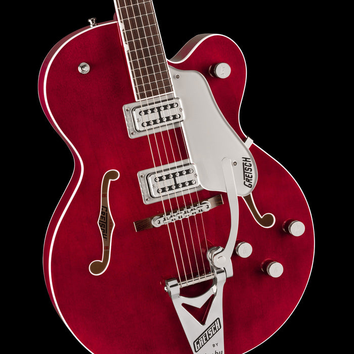 Gretsch Tennessean Hollow Body with String-Thru Bigsby Nickel Hardware Deep Cherry Front Body Right