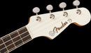 Fender Fullerton Jazzmaster Concert Uke Olympic White Headstock Front