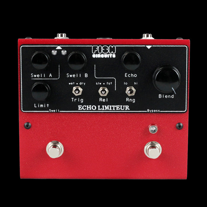 Fish Circuits Echo Limiteur Hybrid Delay Pedal Front