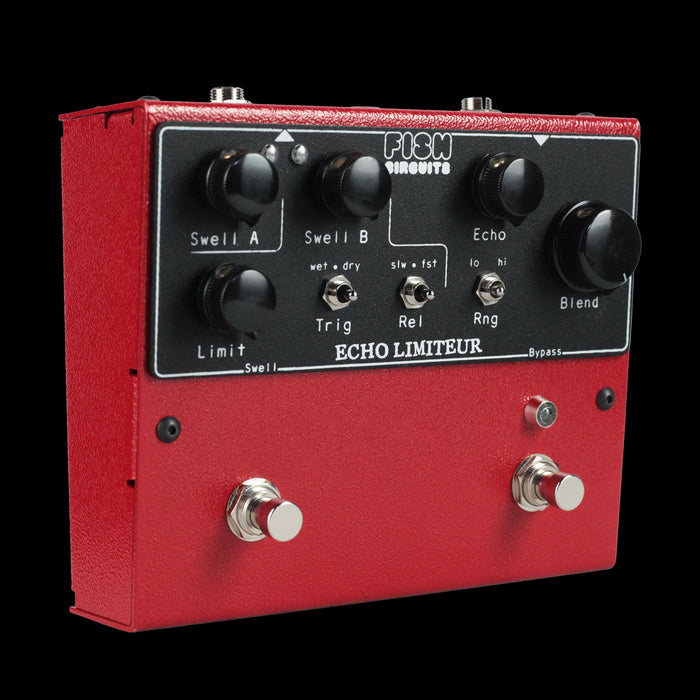 Fish Circuits Echo Limiteur Hybrid Delay Pedal Left 