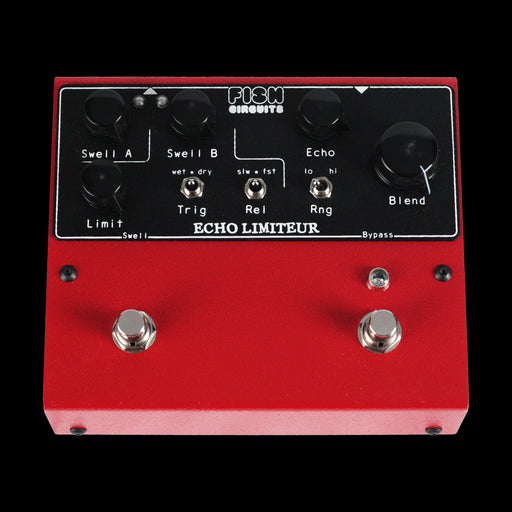 Fish Circuits Echo Limiteur Hybrid Delay Pedal Front Angle