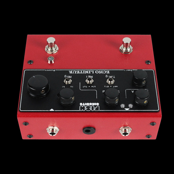 Fish Circuits Echo Limiteur Hybrid Delay Pedal Top