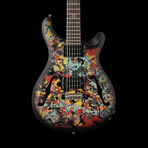 PRS SE Ed Sheeran Hollowbody I Baritone Piezo Cosmic Splash Front Crop