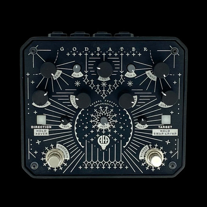 Animal Factory Godeater+ Dynamic Bass Distortion Pedal Front