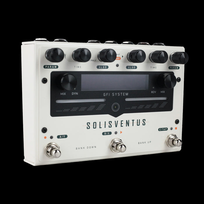 stereo delay reverb pedal GFI System Solis Ventus Stereo Dual Engine Delay/Reverb Pedal — Truetone Music
