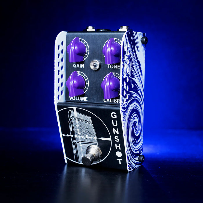 Thorpy FX The Gunshot Overdrive V2 Guitar Pedal Front Angle Left