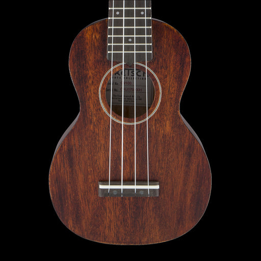 Gretsch G9100 Soprano Standard Ukulele - Vintage Mahogany Stain Front Crop