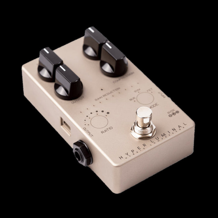 darkglass hyper luminal bass compressor pedal Darkglass Electronics HYL Hyper Luminal Hybrid Compressor Effect Pedal — Truetone Music