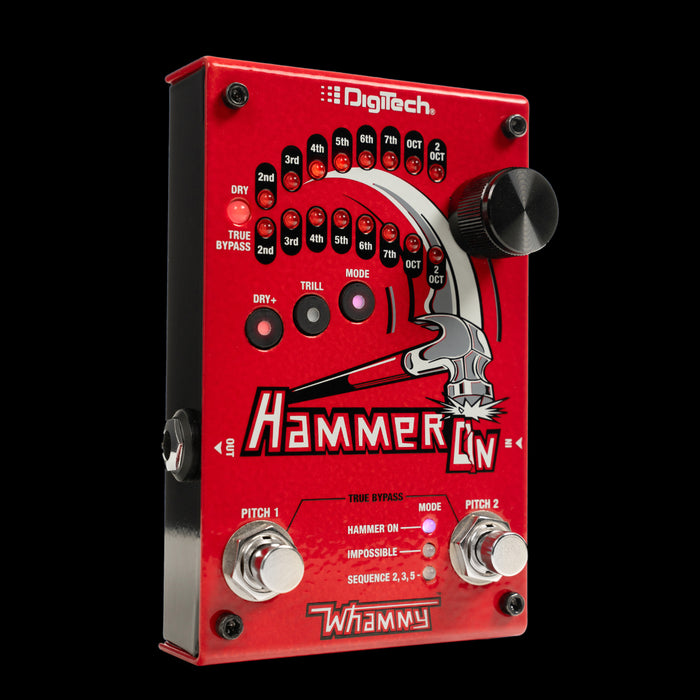 Digitech HammerOn Instantaneous Pitch-Shifter Pedal Right Side