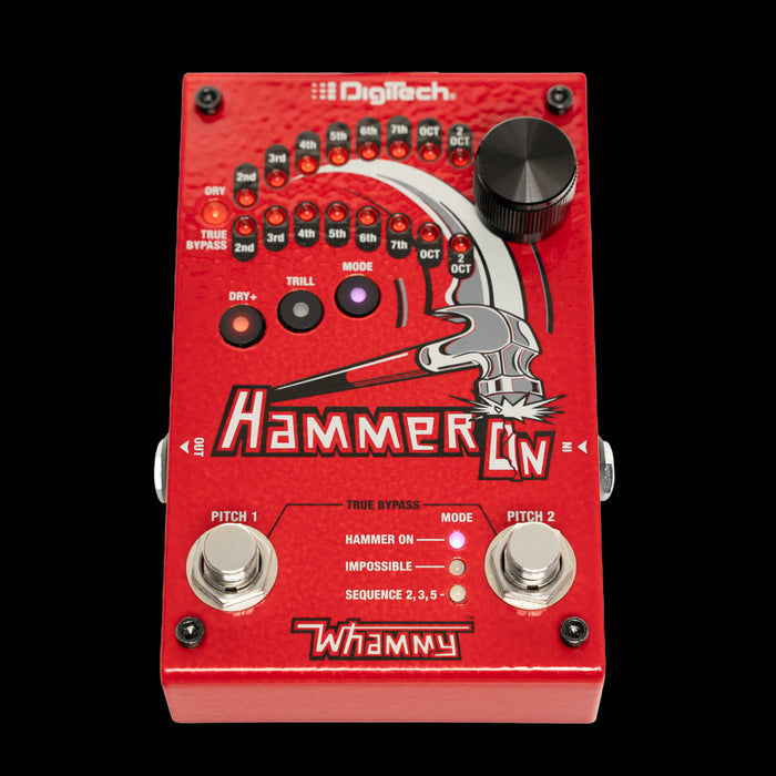 Digitech HammerOn Instantaneous Pitch-Shifter Pedal Tilt