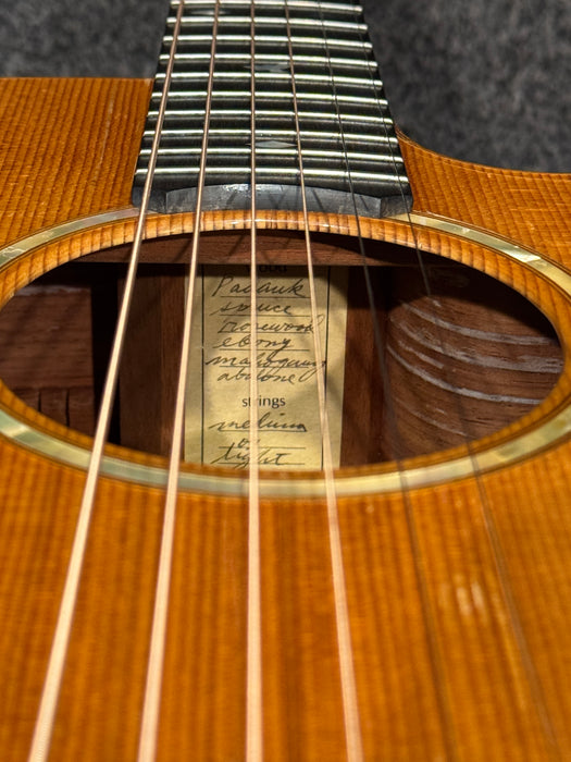 Vintage 1988 Goodall PSC-332 Natural Acoustic Electric Guitar With Case