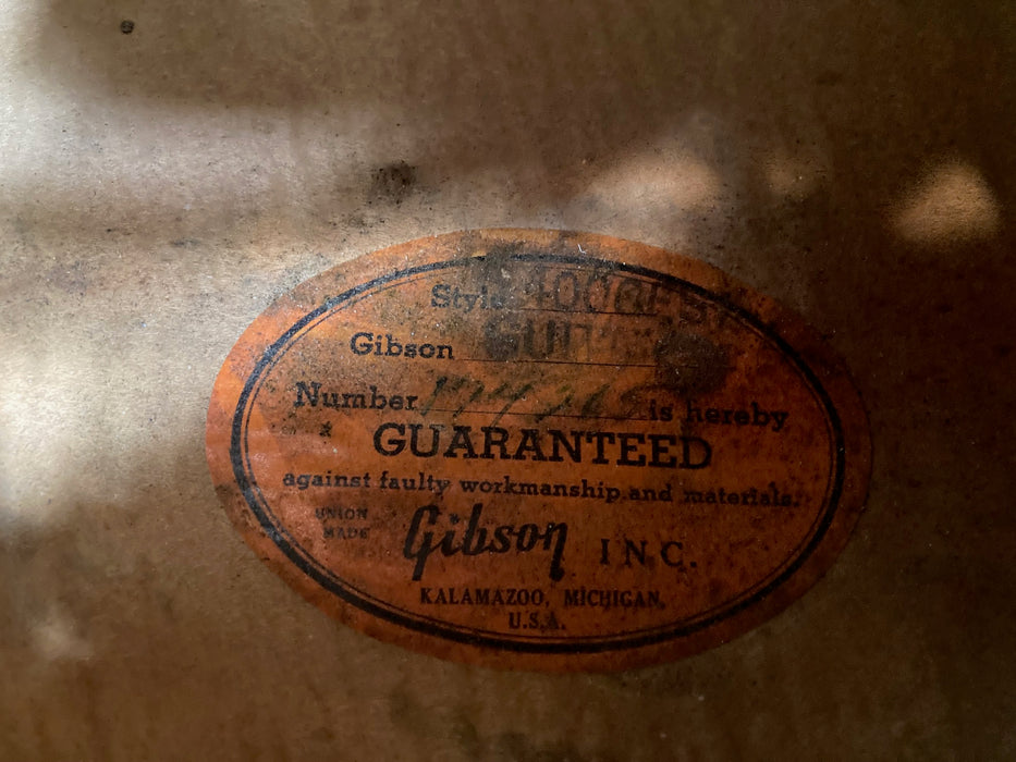 Vintage 1964 Gibson Super 400CES Sunburst with OHSC