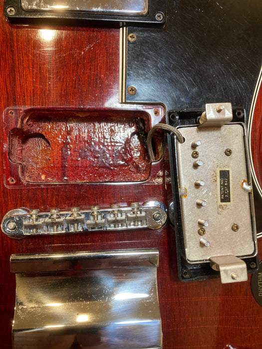 Vintage 1965 Gibson SG Standard Cherry With OHSC