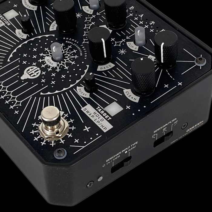 Animal Factory Godeater+ Dynamic Bass Distortion Pedal Closeup