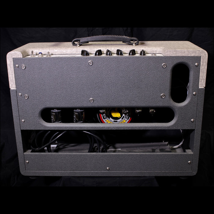 Carr Impala 1x12 Custom Color Fawn Slub/Grey Guitar Amplifier Combo Back