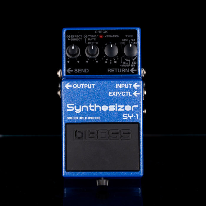 Used Boss SY-1 Synthesizer Guitar Pedal With Box - 2