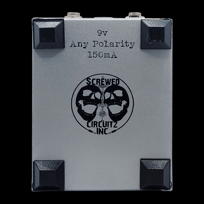 Screwed Circuitz Irvine’s Fuzz Guitar Effect Pedal Back