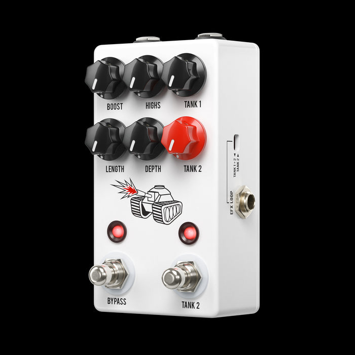 reverb pedal in effects loop JHS Spring Tank Reverb Guitar Pedal — Truetone Music