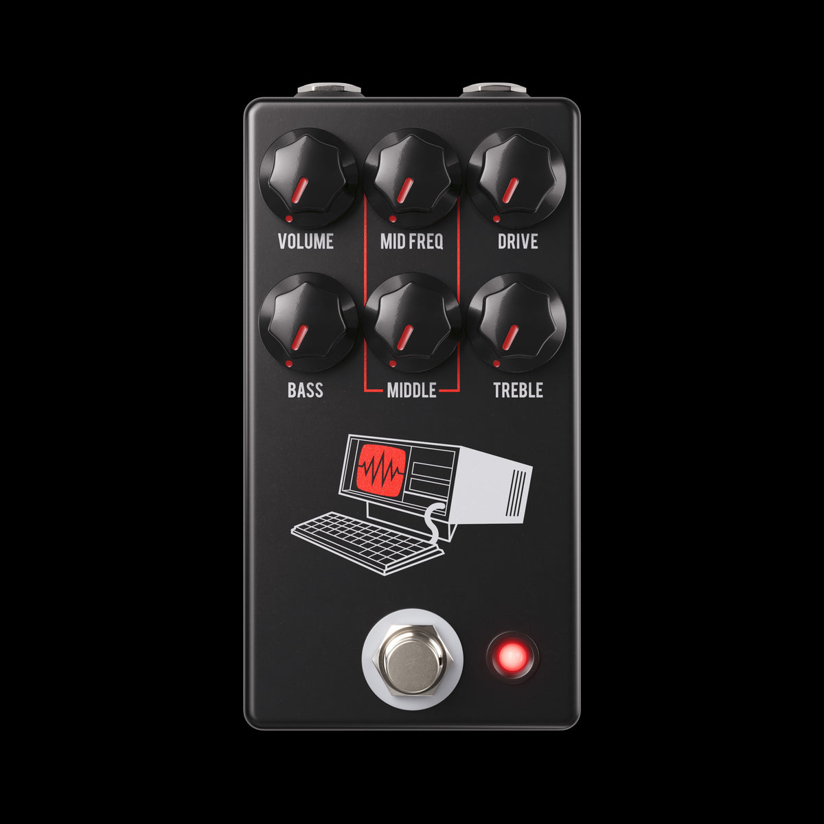 JHS Hard Drive Distortion Black Pedal — Truetone Music