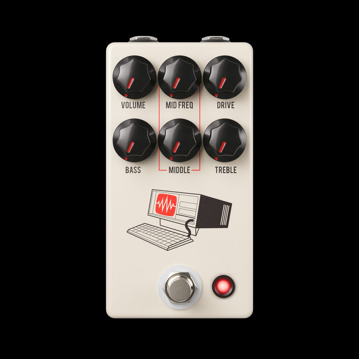 jhs distortion pedal JHS Hard Drive Distortion Tan Pedal — Truetone Music