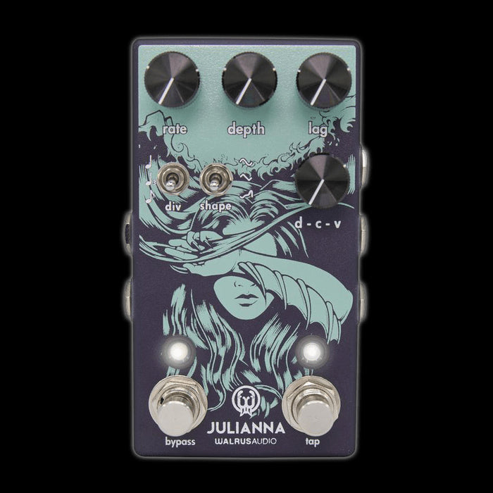 Walrus Audio Julianna Deluxe Chorus/Vibrato Guitar Effect Pedal Front 