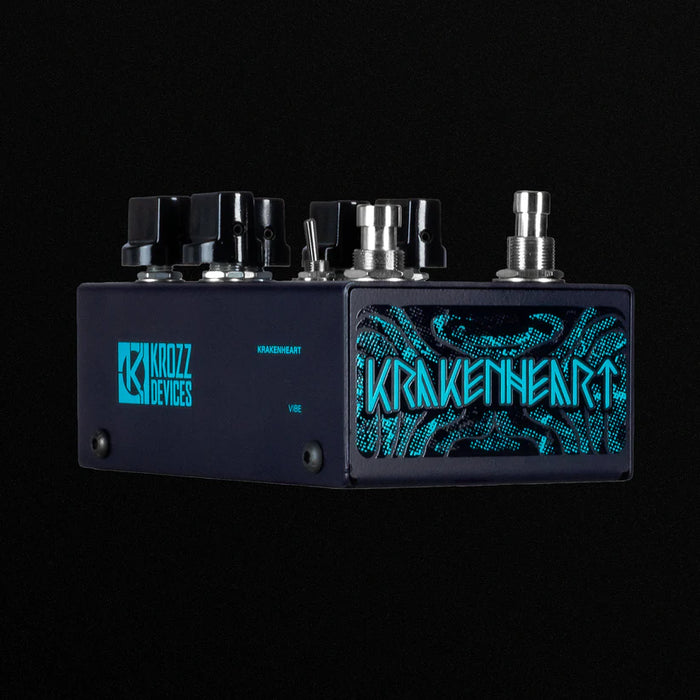 Krozz Devices Krakenheart Vibe Effect Pedal Bottom Angle