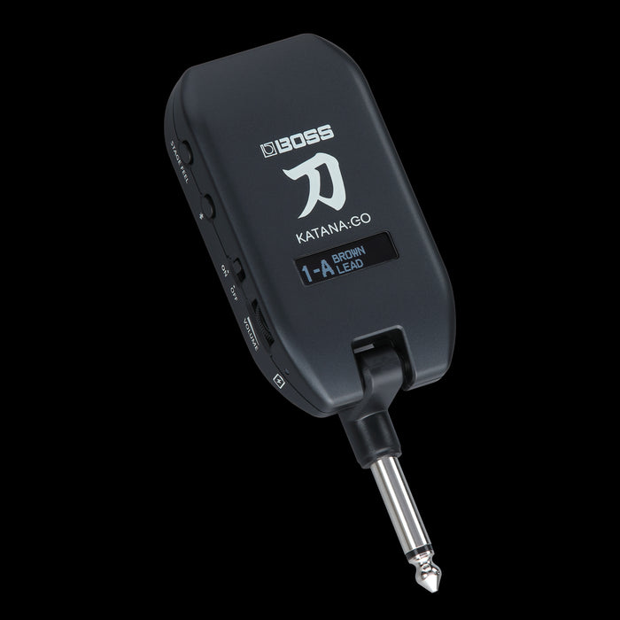 Boss KTN-GO2 Katana GO Headphone Guitar Amp Combo Angle