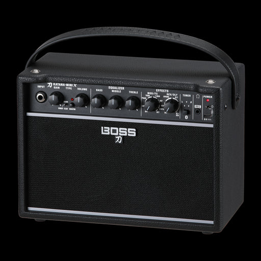 Boss Katana Mini X 10-Watt Guitar Amp Combo Front Angle