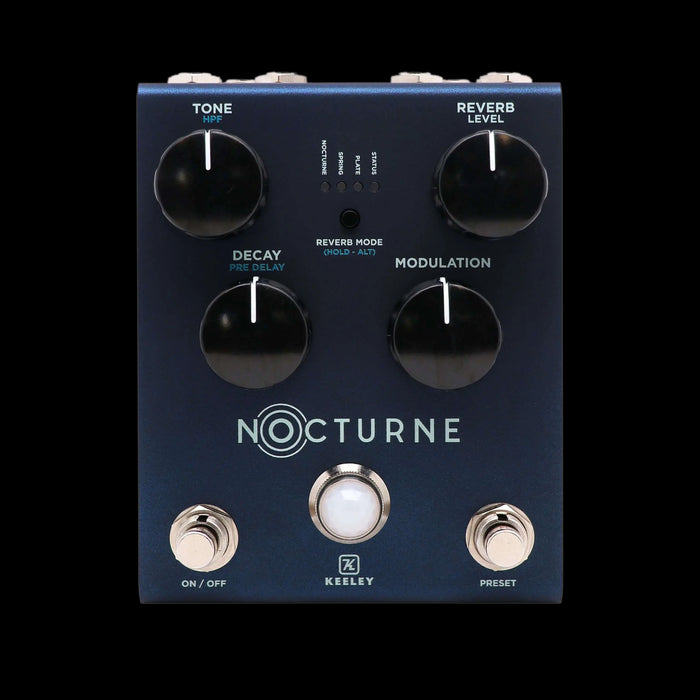 Keeley Nocturne Andy Timmons Reverb Pedal Front