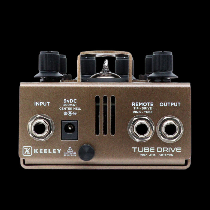 Keeley Tube Drive 1987 JAN 12AT7WC Limited Edition Dual Overdrive Pedal Top
